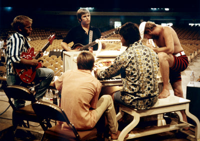 The Beach Boys, Brian Wilson, Mike Love, Bruce Johnston, Al Jardine, David Marks, ‘Soundcheck, Honolulu, Hawaii' at Proud Galleries London