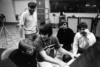The Beach Boys, Brian Wilson, Mike Love, Bruce Johnston, Al Jardine, David Marks, ‘Good Vibrations, Smile, Studio Session’ at Proud Galleries London
