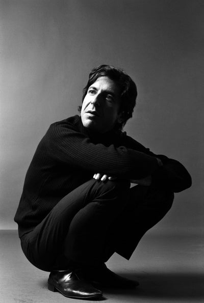 Leonard Cohen, 'Crouching' © Jack Robinson Archive at Proud Galleries London