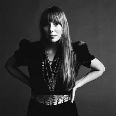Joni Mitchell, 'Black Outfit with Belt' © Jack Robinson Archive at Proud Galleries London