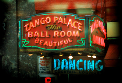 Nightclub in New York, 'Tango Palace, on Broadway and 48th'