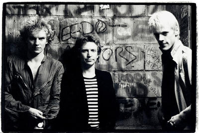 The Police, Sting, Andy Summers, ‘At Marquee Club, Backstage’ © Jill Furmanovsky at Proud Galleries London