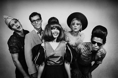 The B-52’s, Kate Pierson, Fred Schneider, Keith Strickland, Cindy Wilson, Ricky Wilson, ‘Boston Studio’ © Michael Grecco at Proud Galleries, London