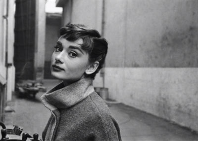 Audrey Hepburn, ‘In Grey Turtleneck’ © Mark Shaw at Proud Galleries, London 