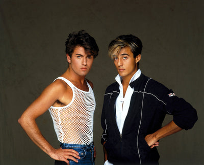 Wham!, George Michael, Andrew Ridgeley, ‘The First Session, Studio Portrait, No.I’ © Brian Aris at Proud Galleries