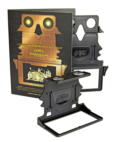 STEREOSCOPIC VIEWER / BRIAN MAY / LARGE OWL VIEWER © Brian May at Proud Galleries London