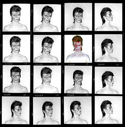 David Bowie, ‘Aladdin Sane, Contact Sheet’ © Duffy at Proud Galleries, London
