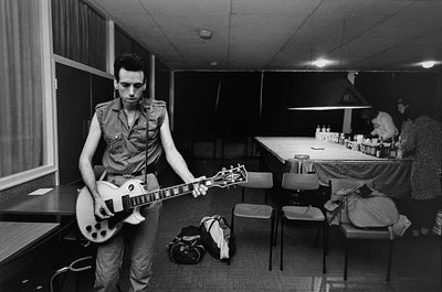 The Clash, Mick Jones, ‘Backstage, Manchester Apollo, No.V’ © Adrian Boot at Proud Galleries