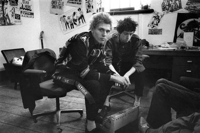 The Clash, Paul Simonon, Mick Jones, ‘Rehearsal Rehearsals, Camden Town, No.II’ © Adrian Boot at Proud Galleries