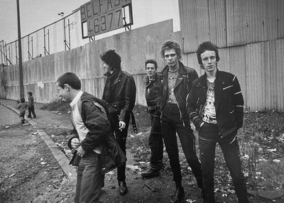 The Clash, Paul Simonon, Mick Jones, ‘Rehearsal Rehearsals, Camden Town, No.II’ © Adrian Boot at Proud Galleries