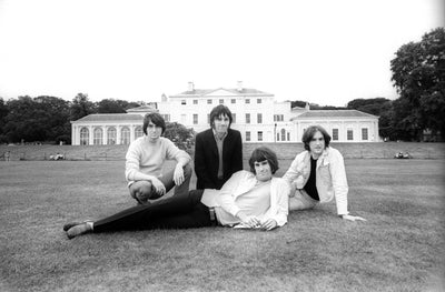 The Kinks, 'The Kinks on Hampstead Heath, Kenwood House' © Barrie Wentzell at Proud Galleries, London