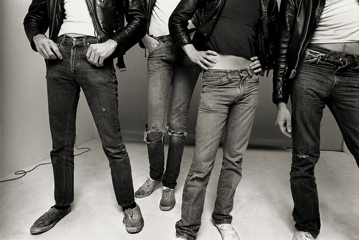 The Ramones, Joey Ramone, Johnny Ramone, Dee Dee Ramone, Tommy Ramone, âJeans & Kedsâ © Norman