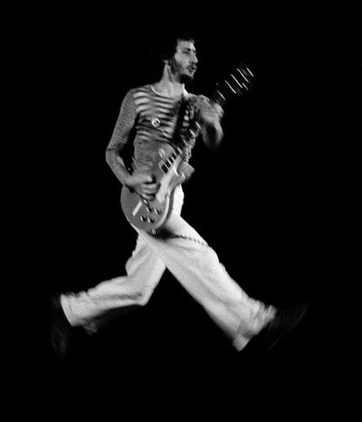 The Who, Pete Townshend, ‘Jumping on Stage’ © Adrian Boot