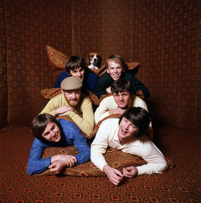 The Beach Boys, Brian Wilson, Mike Love, Bruce Johnston, Al Jardine, David Marks, ‘Dog Pile in a Tent with Banana as as Top Dog’ at Proud Galleries London