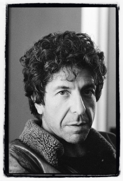 Leonard Cohen, ‘At Montcalm Hotel’ © Jill Furmanovsky at Proud Galleries London