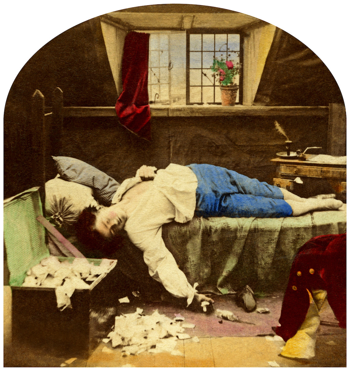 Victorian Stereoscopy, Henry Wallis (1830-1916), ‘The Death of ...