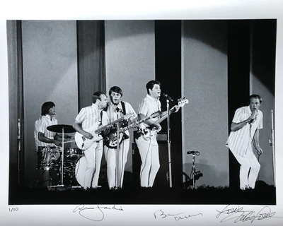 The Beach Boys, Brian Wilson, Mike Love, Bruce Johnston, Al Jardine, David Marks, ‘Live at the Hollywood Bowl, No.I' at Proud Galleries