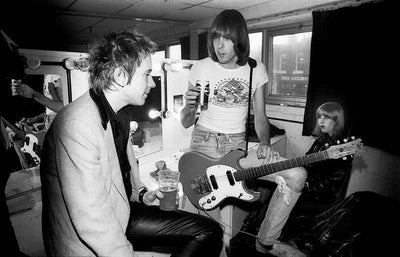 The Sex Pistols, Johnny Rotten, The Ramones, Johnny Ramone, ‘At the Round House’ © Jill Furmanovsky at Proud Galleries London