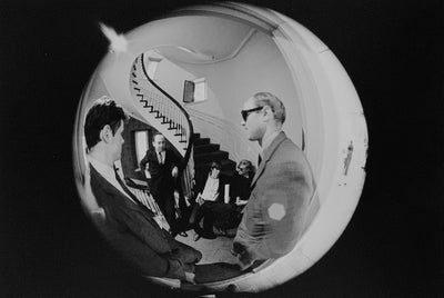 Andy Warhol, David Dalton, Chuck Wein, Ivan Karp, James Rosenquist, ‘At Leo Castelli Gallery’ © David McCabe at Proud Galleries, London