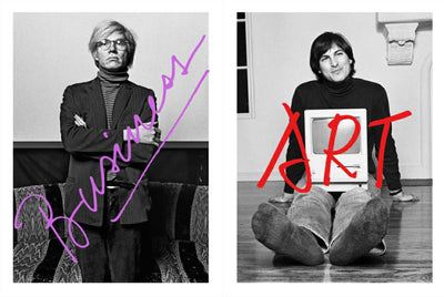 Andy Warhol & Steve Jobs, ‘Business Art, Diptych’ © Norman Seeff at Proud Galleries, London