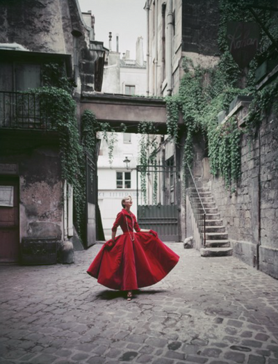 Fashion, Christian Dior, ‘Red Velvet’ © Mark Shaw at Proud Galleries, London