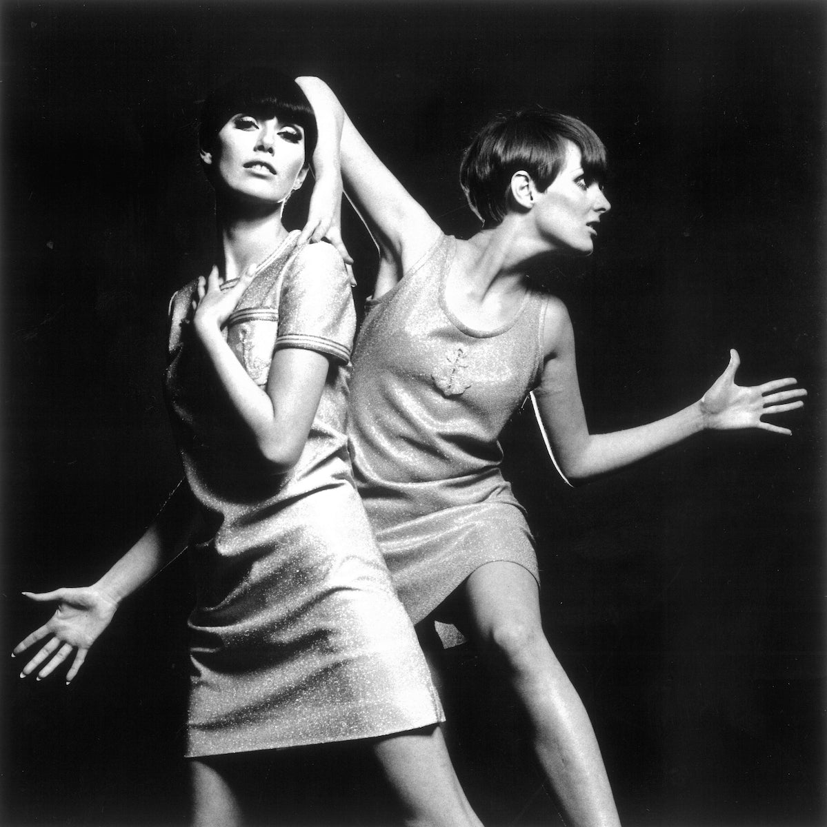 Grace Coddington & Telma, ‘Glitter Mini Dresses’ © Eric Swayne at Proud ...