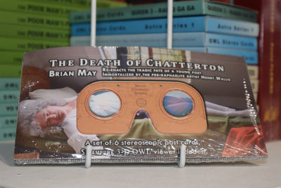 STEREOSCOPIC VIEWER AND CARDS / BRIAN MAY / THE DEATH OF CHATTERTON / Brian May at Proud Galleries