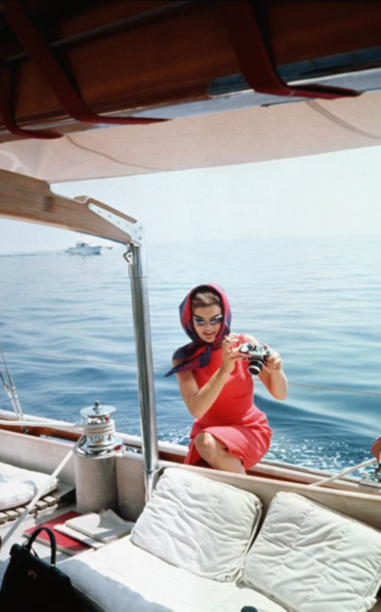 The Kennedys, Jackie Kennedy, 'Sailing in Ravello' © Mark Shaw at Proud ...