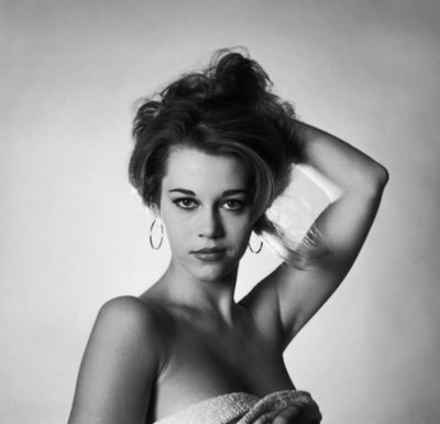 Jane Fonda, 'Hair Up Portrait' © Mark Shaw at Proud Galleries, London 