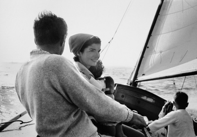 The Kennedys, John F. Kennedy, Jackie Kennedy, 'At Nantucket Sound' © Mark Shaw at Proud Galleries, London 