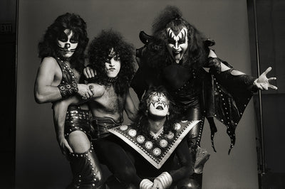 Kiss, Paul Stanley, Ace Frehley, Gene Simmons, and Peter Criss, ‘Hotter Than Hell’ © Norman Seeff at Proud Galleries