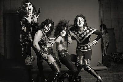 Kiss, Paul Stanley, Ace Frehley, Gene Simmons, and Peter Criss, ‘Girl in Background’ © Norman Seeff at Proud Galleries