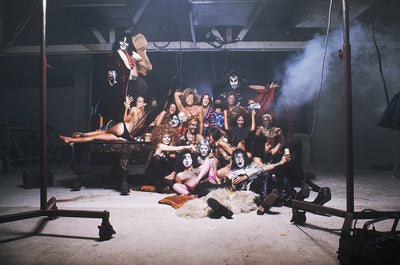 Kiss, Paul Stanley, Ace Frehley, Gene Simmons, and Peter Criss, ‘Hotter Than Hell, Finale’ © Norman Seeff at Proud Galleries
