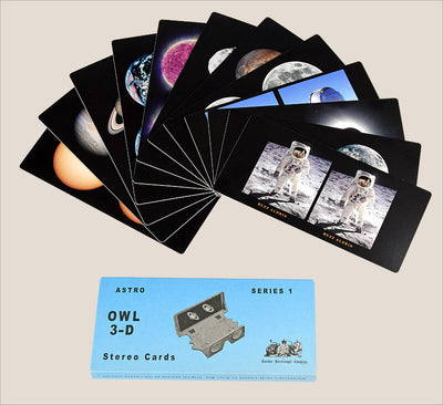 STEREOSCOPIC CARD PACK / BRIAN MAY / ASTRONOMICAL SERIES 1 © Brian May at Proud Galleries London