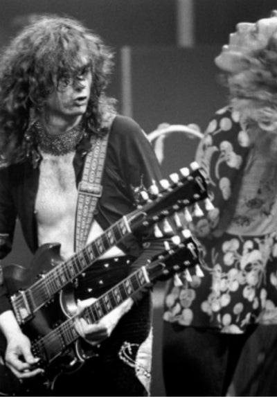 Led Zeppelin, Jimmy Page, Robert Plant, ‘Live at Olympia Stadium’ © Michael Brennan at Proud Galleries, London