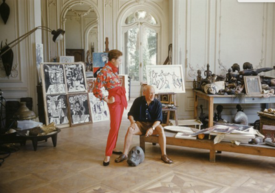 Pablo Picasso, Bettina Graziani, ‘Cannes Villa’ © Mark Shaw at Proud Galleries, London 