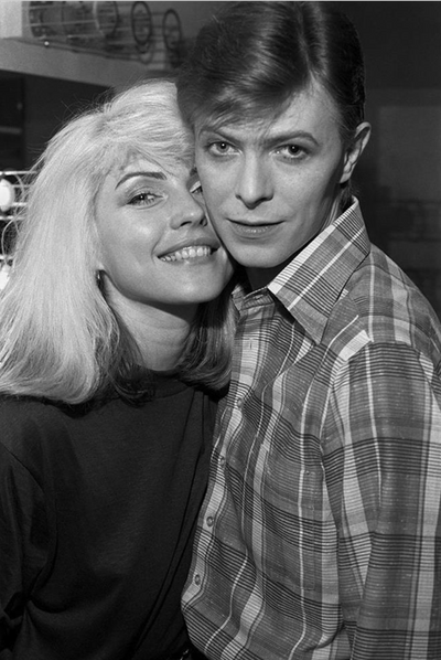 Blondie, Debbie Harry, David Bowie, 'Idiot World Tour' © Chris Stein at Proud Galleries London