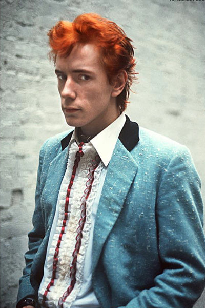 Sex Pistols, Johnny Rotten, ‘Oxford Street Glitterbest Photosession, Colour Portrait’ © Adrian Boot © Adrian Boot at Proud Galleries