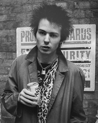 Sex Pistols, Sid Vicious, ‘Oxford Street Glitterbest Photosession, No.X’ © Adrian Boot at Proud Galleries