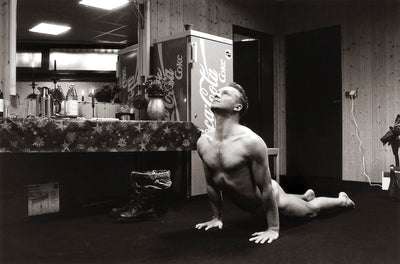 The Police, Sting, 'Yoga Cobra Pose' © Brian Aris at Proud Galleries London