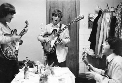 The Beatles, Paul McCartney, John Lennon, George Harrison, ‘Ernst Merck Halle’ © Robert Whitaker at Proud Galleries, London