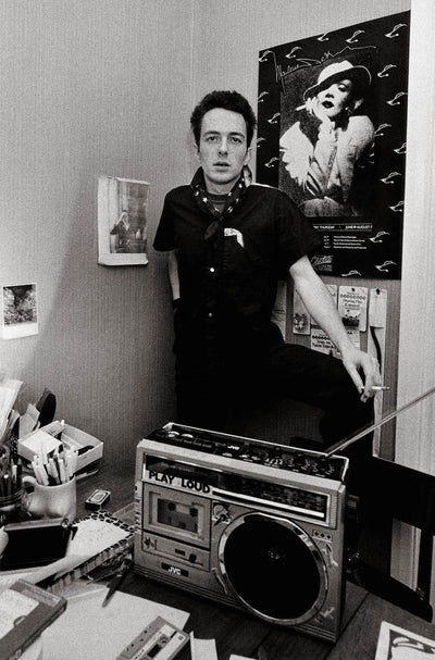The Clash, Joe Strummer, ‘Home Play Loud’ © Adrian Boot at Proud Galleries