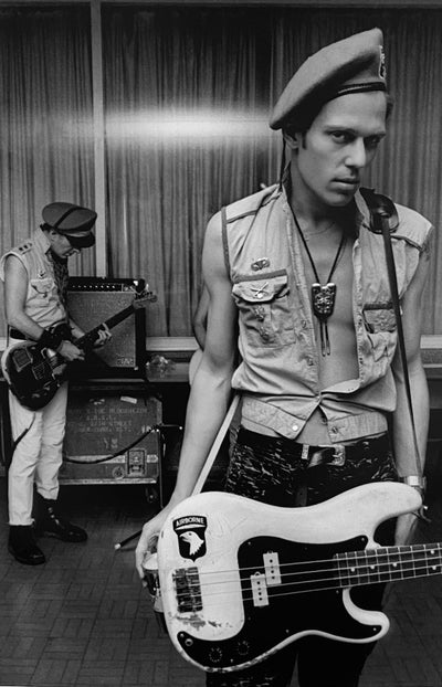 The Clash, Paul Simonon, ‘Backstage, Manchester Apollo, No.IV’ © Adrian Boot at Proud Galleries