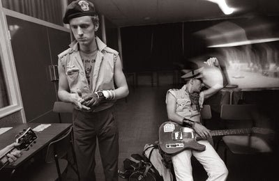 The Clash, ‘Backstage, Manchester Apollo, No.III’ © Adrian Boot at Proud Galleries