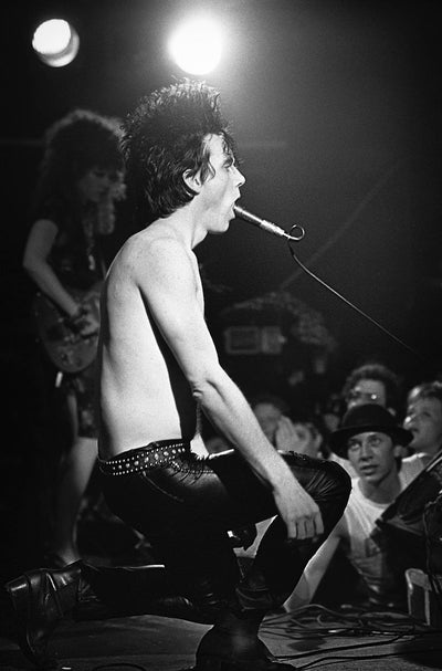 The Cramps, Lux Interior, ‘Live on Stage’ © Michael Grecco at Proud Galleries, London