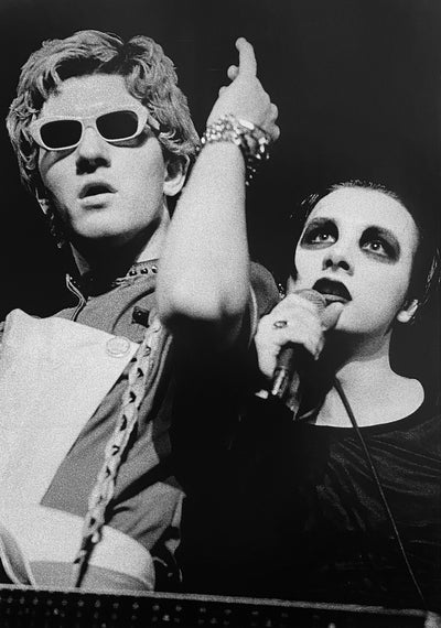 The Damned, Captain Sensible, Dave Vanian, ‘Live on Stage’ © Adrian Boot at Proud Galleries